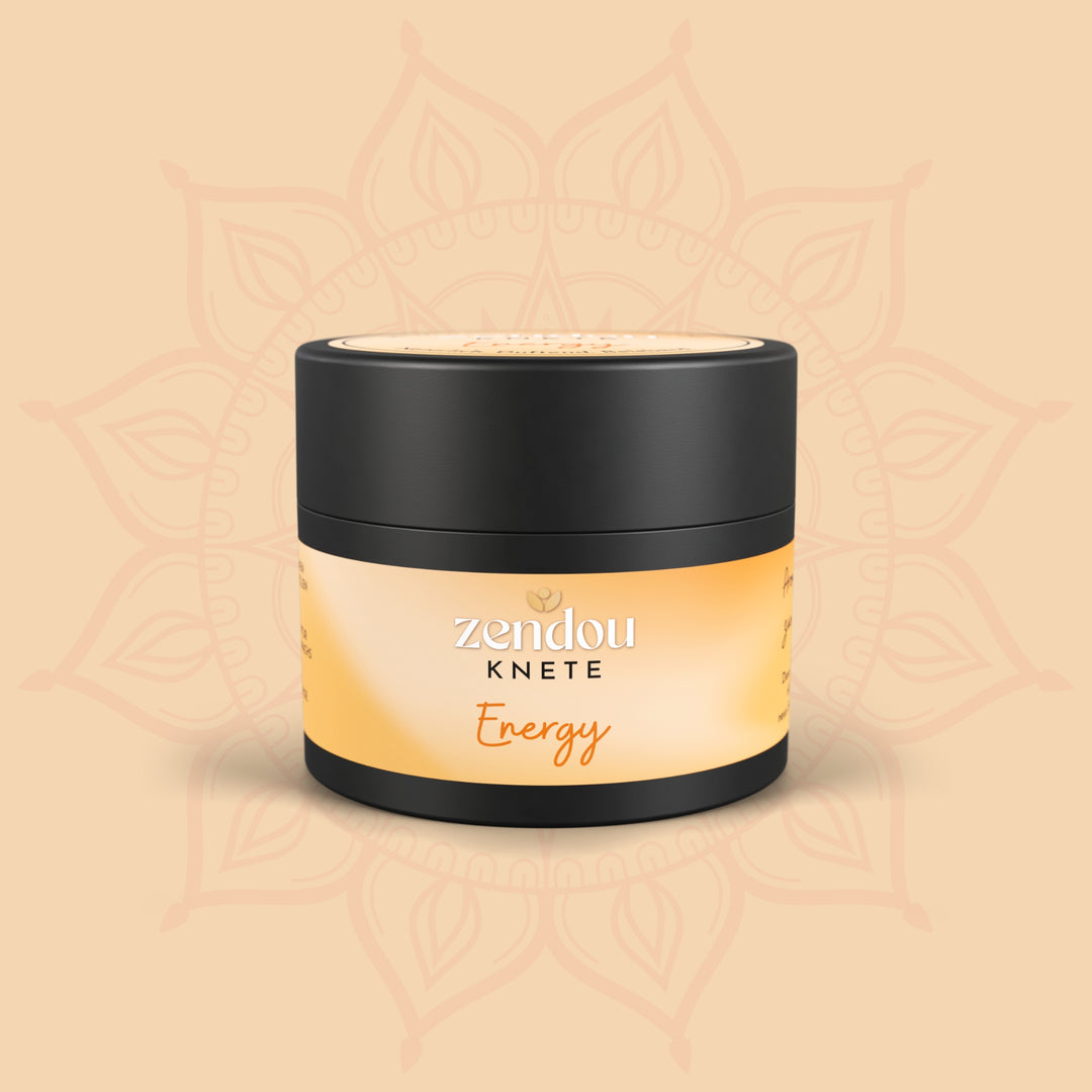 Zendou Duftknete Energy mit Zitrus und Minze für frische Energie und Motivation.