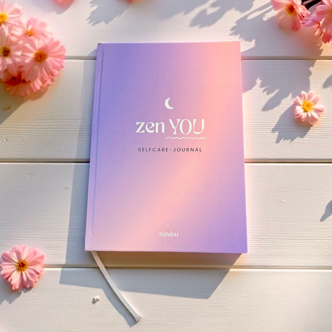 Zendou Selfcare Journal für Achtsamkeit, Stressabbau und entspannte Auszeiten im Alltag.